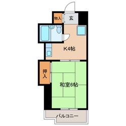 サンハイツミシマの物件間取画像